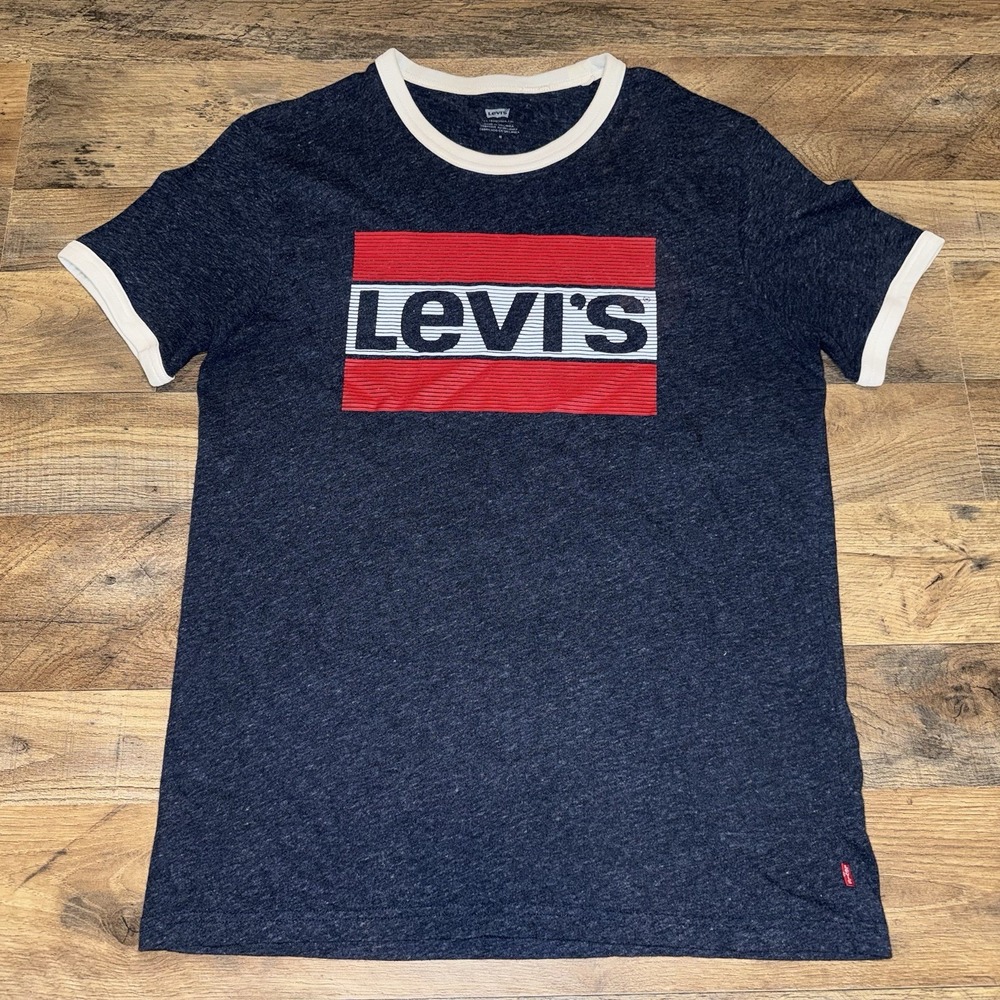 Levi's T-Shirt Boys Size Small Crew Neck Short Sleeve Graphic Tee